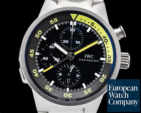 IWC Aquatimer Split Minute Chronograph Titanium Black Dial